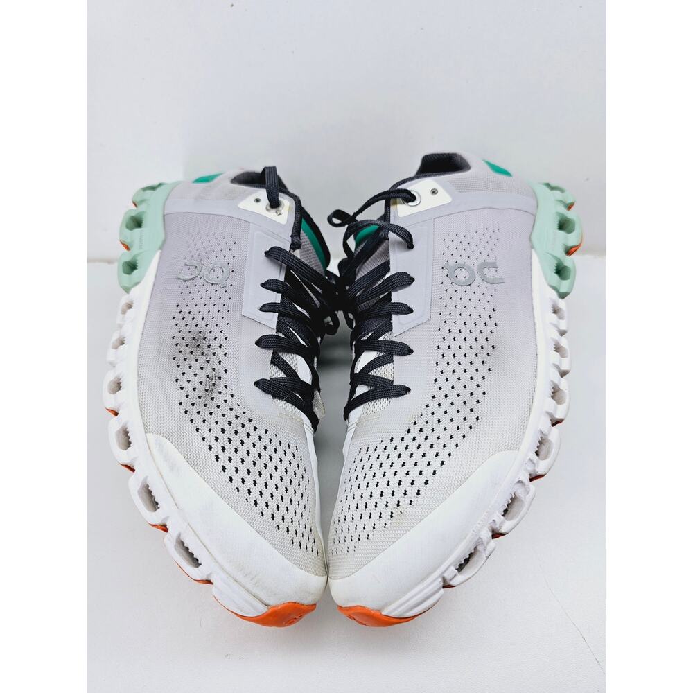 On Running Women's Light Gray and Mint Athletic Shoes - Picture 10 of 12